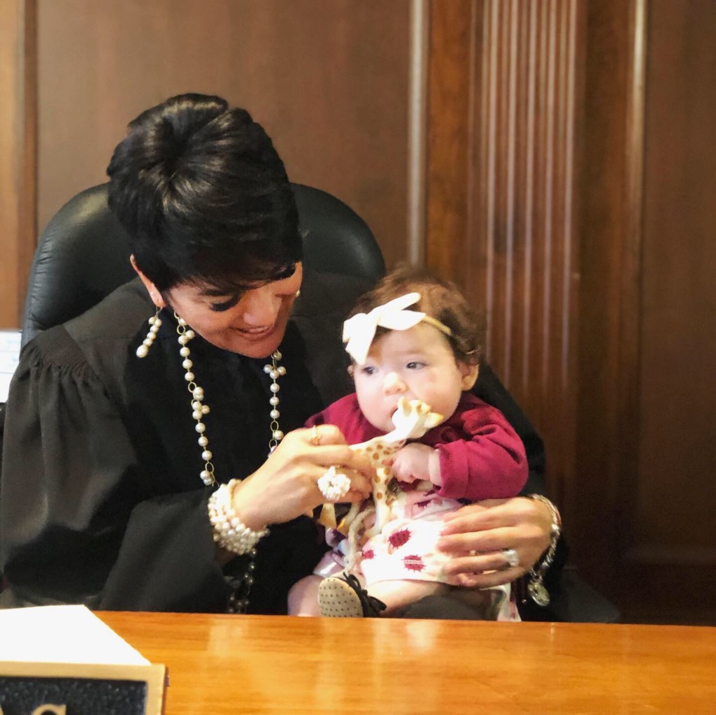 Judge Salinas with Amelia